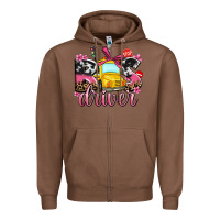 Chestnut bus driver Zipper Hoodie - AdoDesignShop