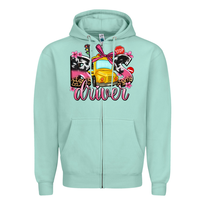 Bus Driver Zipper Hoodie by AdoDesignShop | Teevron