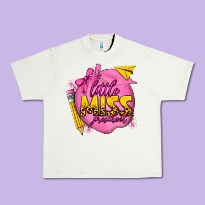 Little Miss Preschool Urban Heavy Tee Designed By Texasbilliewilder
