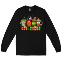Black hot cocoa Long Sleeve Tee - CowhideDigitalArt