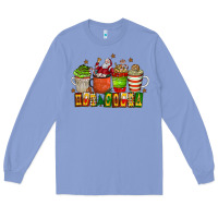 Colony Blue hot cocoa Long Sleeve Tee - CowhideDigitalArt