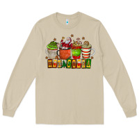 Mushroom hot cocoa Long Sleeve Tee - CowhideDigitalArt