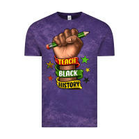 Cloud Purple teach black history Vintage Tee - texasbilliewilder