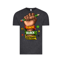 Vintage Black teach black history Vintage Tee - texasbilliewilder