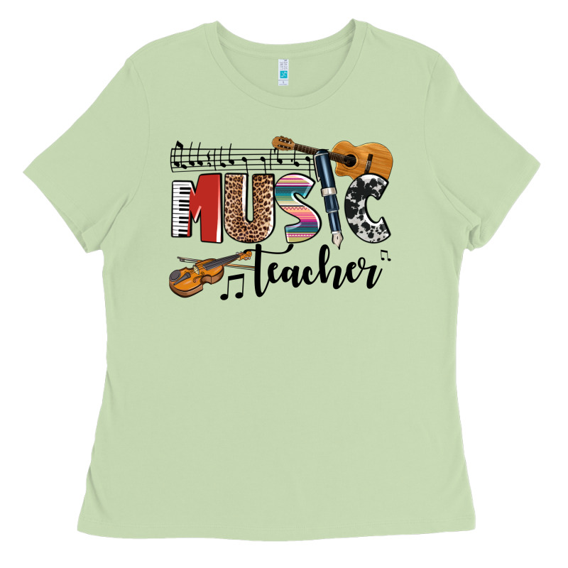 Music Teacher Ladies Tee by AdoDesignShop | Teevron