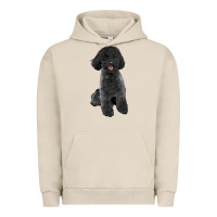 Pigment French Oak black poodles dog Urban Hoodie - LillyAllenDesigns