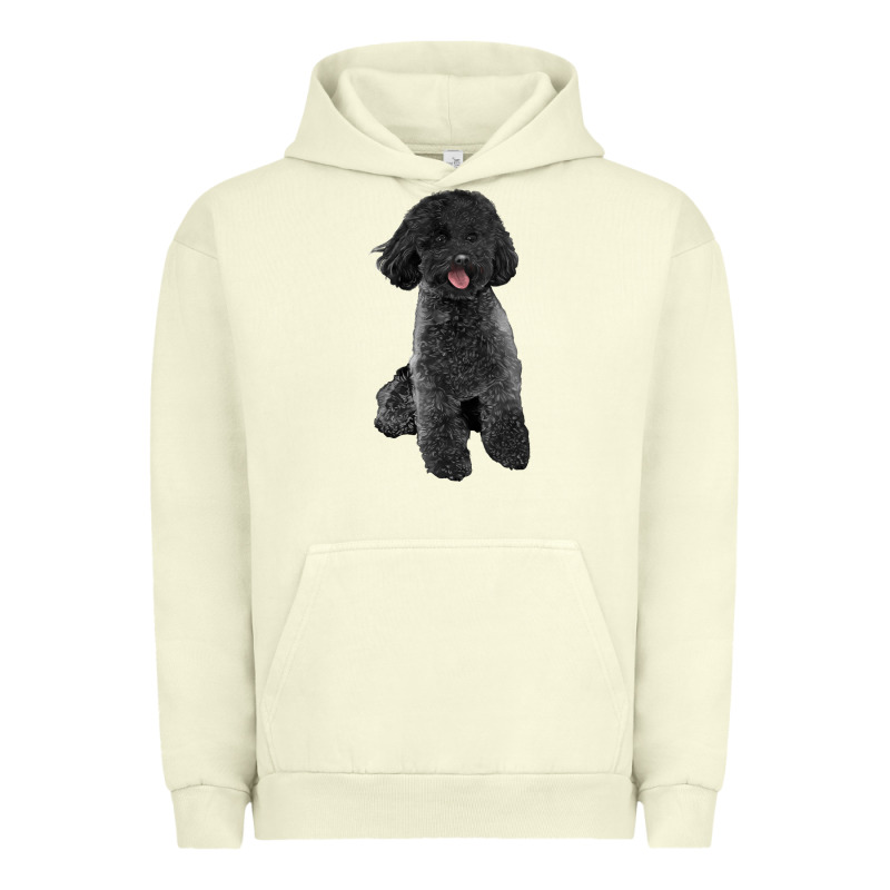 Black Poodles Dog Urban Hoodie by LillyAllenDesigns | Teevron