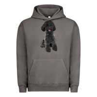 Pigment Tornado black poodles dog Urban Hoodie - LillyAllenDesigns