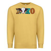 Antique Gold xoxo valentines day baby cow Premium Sweatshirt - Jasminsmagicworld