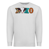 Dove Grey xoxo valentines day baby cow Premium Sweatshirt - Jasminsmagicworld