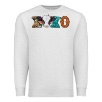 Oatmeal Heather xoxo valentines day baby cow Premium Sweatshirt - Jasminsmagicworld
