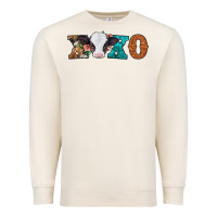 Sandshell xoxo valentines day baby cow Premium Sweatshirt - Jasminsmagicworld