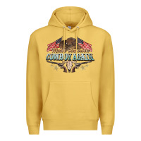 Antique Gold make america cowboy again Premium Hoodie - NancyCooperArtShop
