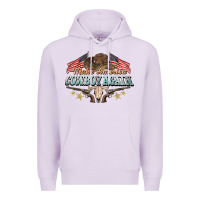 Lilac make america cowboy again Premium Hoodie - NancyCooperArtShop