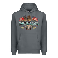 Rock make america cowboy again Premium Hoodie - NancyCooperArtShop