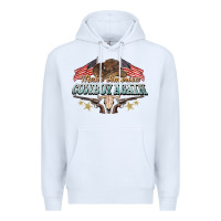 White make america cowboy again Premium Hoodie - NancyCooperArtShop