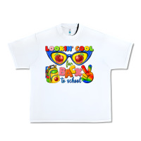 White looking cool for back to school Urban Heavy Tee - texasbilliewilder