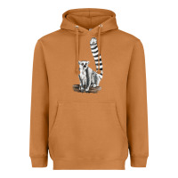 Meerkat Ringtail Cat Heavyweight Hoodie - LillyAllenDesigns