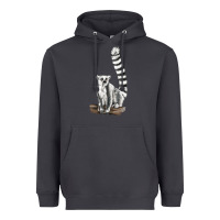 Smoke Ringtail Cat Heavyweight Hoodie - LillyAllenDesigns