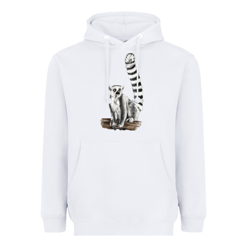 Ringtail Cat Heavyweight Hoodie by LillyAllenDesigns | Teevron