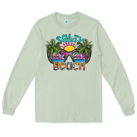 Matcha salty beach Long Sleeve Tee - SublimationCraftShop