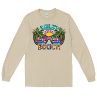 Mushroom salty beach Long Sleeve Tee - SublimationCraftShop