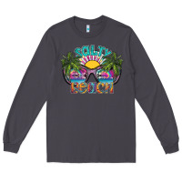 Smoke salty beach Long Sleeve Tee - SublimationCraftShop