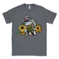Charcoal Heather western horseshoe Classic Tee - SublimationCraftShop
