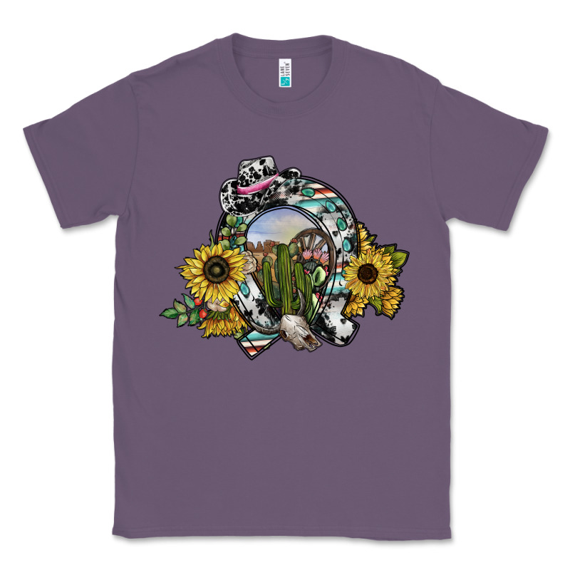 Western Horseshoe Classic Tee by SublimationCraftShop | Teevron