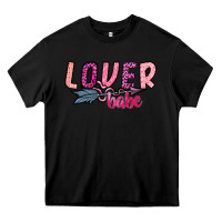 Black Lover Babe Heavy Core Tee - SublimationCraftShop