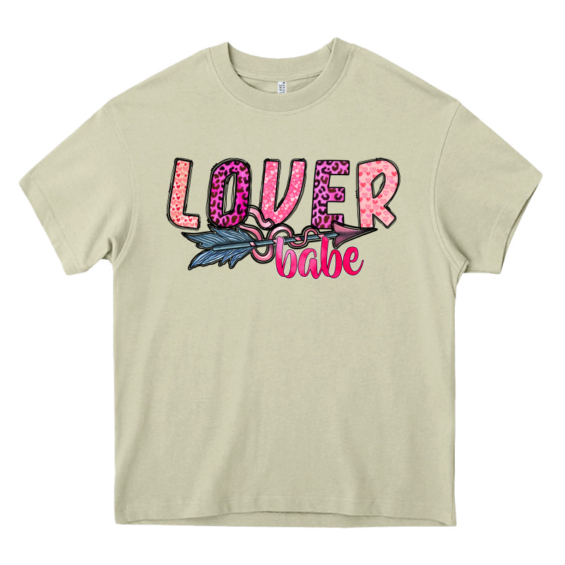 Lover Babe Heavy Core Tee by SublimationCraftShop | Teevron