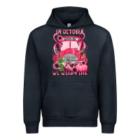 Navy in october we wear pink halloween school bus Urban Hoodie - LillyAllenDesigns