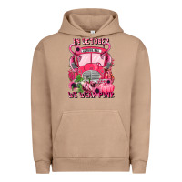 Pigment Burro in october we wear pink halloween school bus Urban Hoodie - LillyAllenDesigns