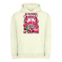 Pigment Pistachio in october we wear pink halloween school bus Urban Hoodie - LillyAllenDesigns