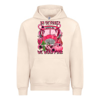 Sandshell in october we wear pink halloween school bus Urban Hoodie - LillyAllenDesigns