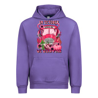 Tulip in october we wear pink halloween school bus Urban Hoodie - LillyAllenDesigns