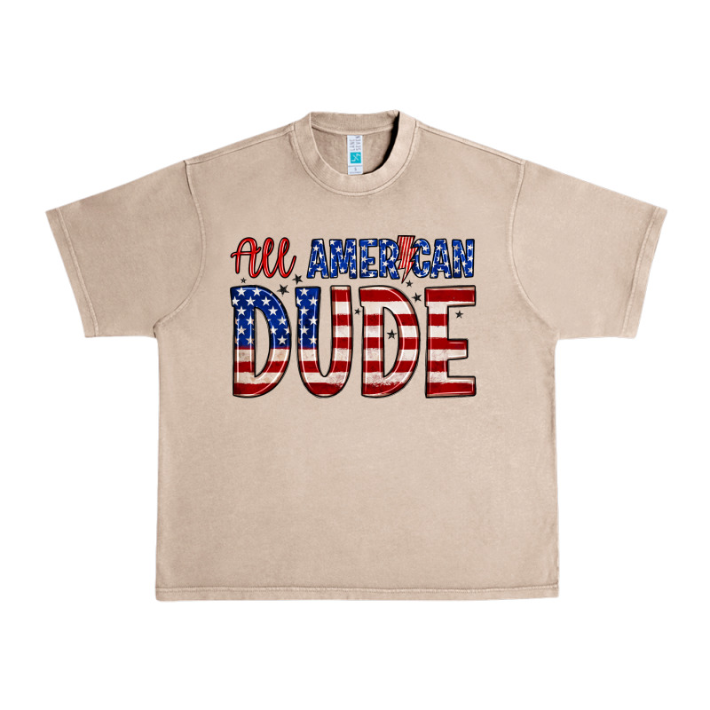 All American Dude Urban Heavy Tee by Zillion Design Studio | Teevron