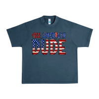 Midnight Navy all american dude Urban Heavy Tee - Zillion Design Studio