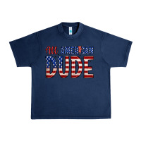 Navy all american dude Urban Heavy Tee - Zillion Design Studio