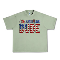 Oil Green all american dude Urban Heavy Tee - Zillion Design Studio