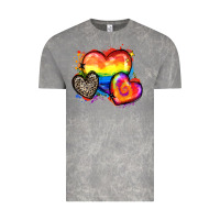Cloud Rock pride hearts Vintage Tee - Zillion Design Studio