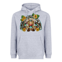 Western Gnome Sunflowers Rainbow Heavyweight Hoodie | Teevron