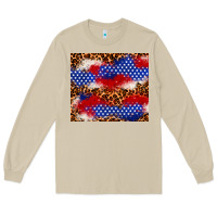 Mushroom 4th of July USA flag leopard 20oz tumbler Long Sleeve Tee - Neo Western