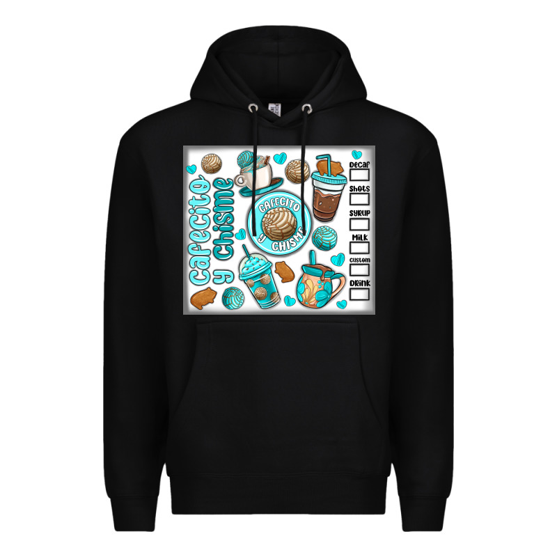 Cafecito Y Chisme Premium Hoodie by MaliasSmallBusiness | Teevron