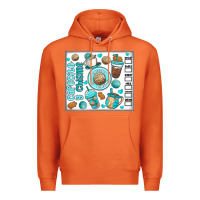 Carrot cafecito y chisme Premium Hoodie - MaliasSmallBusiness