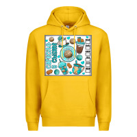 Lemon cafecito y chisme Premium Hoodie - MaliasSmallBusiness