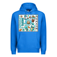 True Royal cafecito y chisme Premium Hoodie - MaliasSmallBusiness