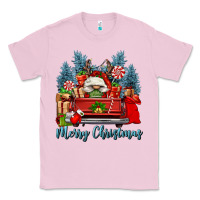 Bubblegum Pink merry christmas gnomes truck Classic Tee - FaDigitalArtStudio