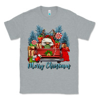 Heather Grey merry christmas gnomes truck Classic Tee - FaDigitalArtStudio
