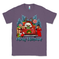 Lavender merry christmas gnomes truck Classic Tee - FaDigitalArtStudio